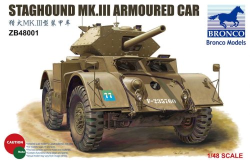 Przejdź do produktu BRONCO ZB 48001 - 1:48 Staghound Mk.III