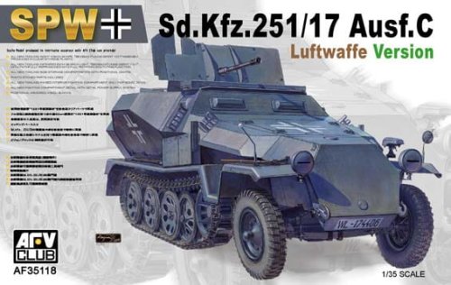 Przejdź do produktu AFV CLUB 35118 - 1:35 Sd.Kfz.251/17 C Luftwaffe