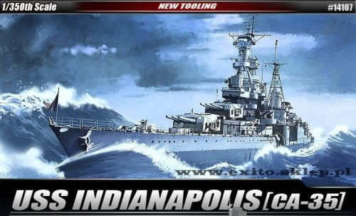 Przejdź do produktu ACADEMY 14107 - 1:350 USS Indianapolis CA-35