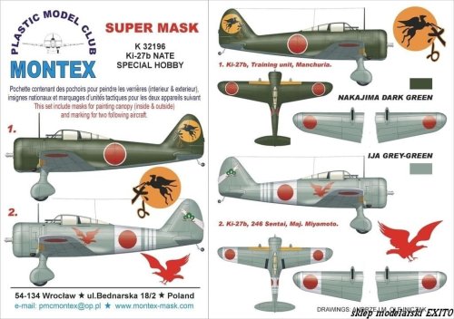 Przejdź do produktu MONTEX K32196 - 1:32 Ki-27b Nate