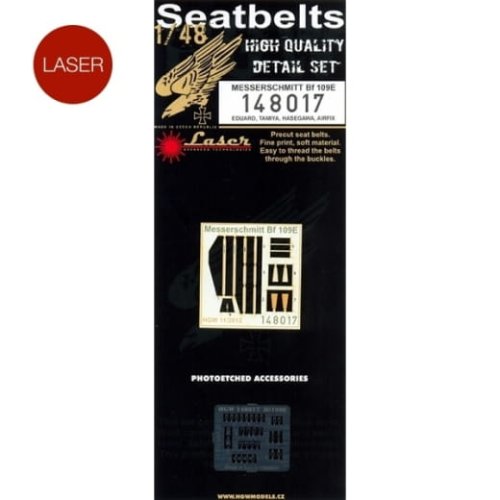 Przejdź do produktu HGW 148017 - 1:48 Messerschmitt Bf 109E seatbelts