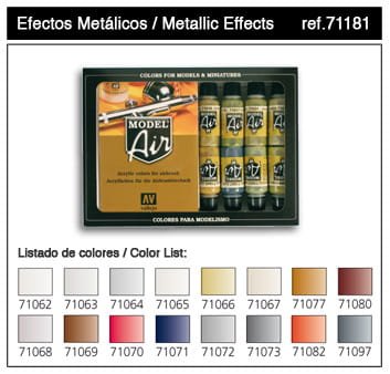 Przejdź do produktu VALLEJO 71181 - Metallic Colors