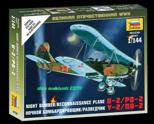 ZVEZDA 6150 - 1:144 Soviet Plane PO-2