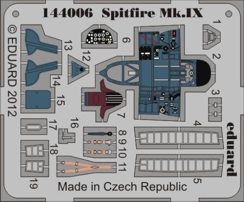 Przejdź do produktu EDUARD 144006 - 1:144 Spitfire Mk.IX