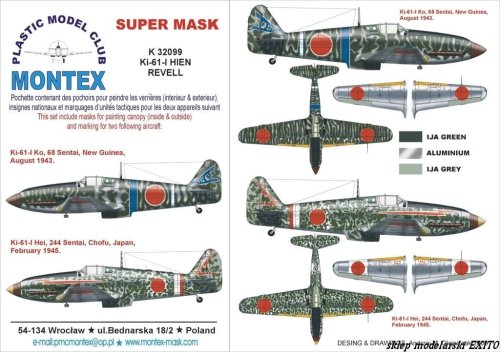 Przejdź do produktu MONTEX K32099 - 1:32 Ki-61-I Hien
