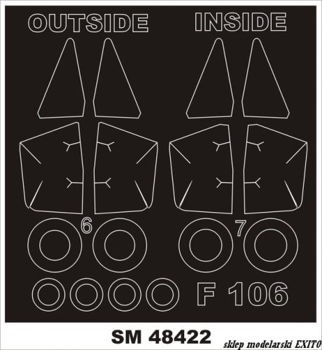 Przejdź do produktu MONTEX SM48422 - 1:48 F-106