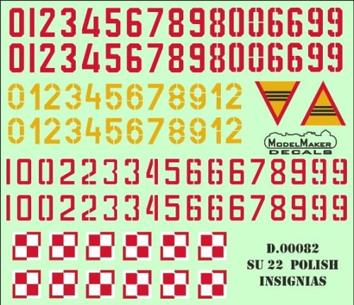 Przejdź do produktu MODELMAKER D48082 - 1:48 Su-22 Polish insignias