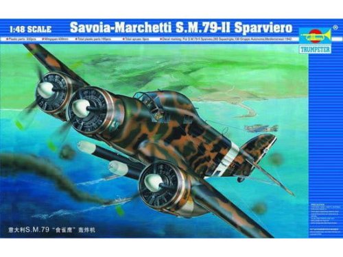 Przejdź do produktu TRUMPETER 02817 - 1:48 Savoia-Marchetti S.M.79-II Sparviero