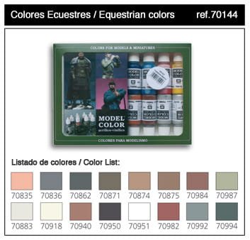 Przejdź do produktu VALLEJO 70144 - Equestrian Colors - Model Color Set