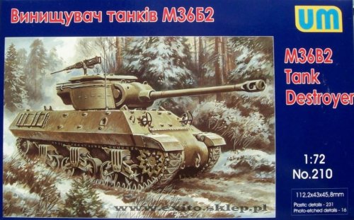 Przejdź do produktu UNIMODELS 210 - 1:72 M36B2 Tank destroyer