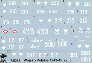 TORO MODEL 72D36 - 1:72 Wojsko Polskie 1943-45 cz.3