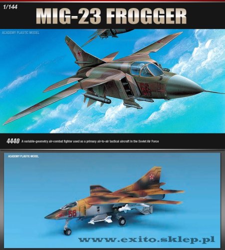 Przejdź do produktu ACADEMY 12614 - 1:144 MiG-23 Frogger