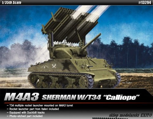 Przejdź do produktu ACADEMY 13294 - 1:35 M4A3 Sherman w/ T34 Calliope