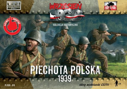 Przejdź do produktu FIRST TO FIGHT 019 -  Wrzesień 1939 - 1:72 Piechota polska - Gazetka w zestawie z modelem