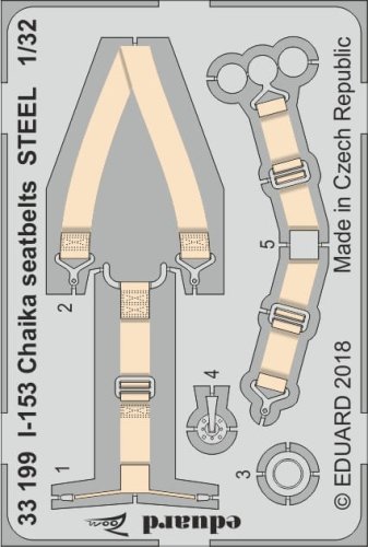 Przejdź do produktu EDUARD 33199 - 1:32 Chaika seatbelts - Steel