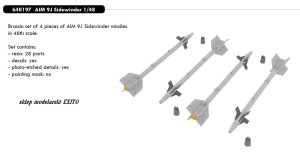 EDUARD 648197 - 1:48 AIM 9J Sidewinder