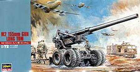 Przejdź do produktu HASEGAWA MT02 - 1:72 M2 155mm Gun Long Tom