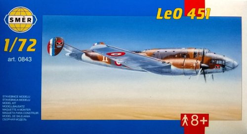Przejdź do produktu SMER 0843 - 1:72 LeO 451