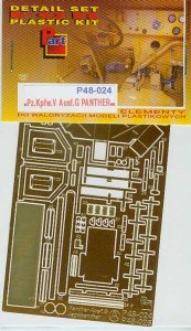 PART P48024 - 1:48 Panther Ausf,G