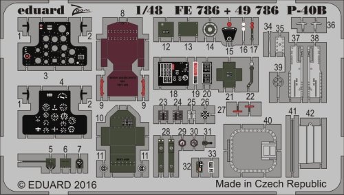 Przejdź do produktu EDUARD 49786 - 1:48 P-40B