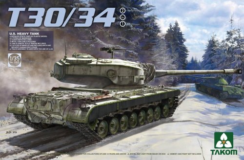 Przejdź do produktu TAKOM 2065 - 1:35 T30/34 U.S. Heavy Tank