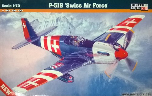 Przejdź do produktu MISTERCRAFT C51 - 1:72 P-51B Swiss Air Force