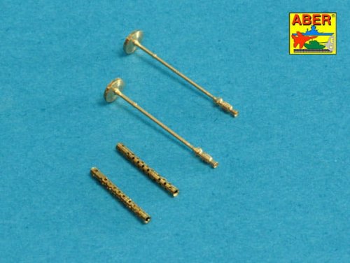 Przejdź do produktu ABER 48L-21  - 1:48 Set of 2 barrels for German machine guns MG34