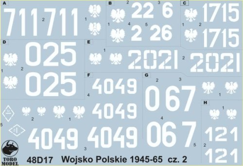 Przejdź do produktu TORO MODEL 48D17 - 1:48 Wojsko Polskie 1945-65 cz.2