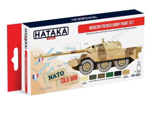 Przejdź do produktu HATAKA AS25 - Zestaw farb Modern French Army