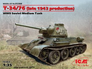 ICM 35366 - 1:35 T-34/76 - late 1943 production