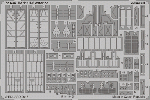 Przejdź do produktu EDUARD 72634 - 1:72 Heinkel He 111H-6 exterior