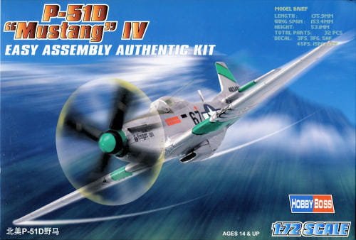 Przejdź do produktu HOBBY BOSS 80230 - 1:72 P-51D Mustang IV