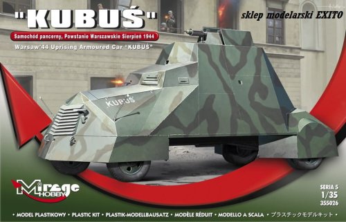 Przejdź do produktu MIRAGE 355026 - 1:35 Samochód pancerny Kubuś - Powstanie Warszawskie 1944