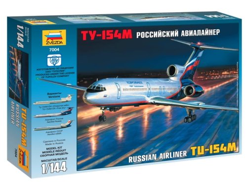 Przejdź do produktu ZVEZDA 7004 - 1:144 Tupolev TU-154 M Airliner