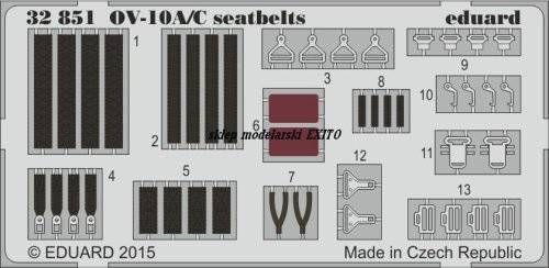 Przejdź do produktu EDUARD 32851 - 1:32 OV-10A/C seatbelts