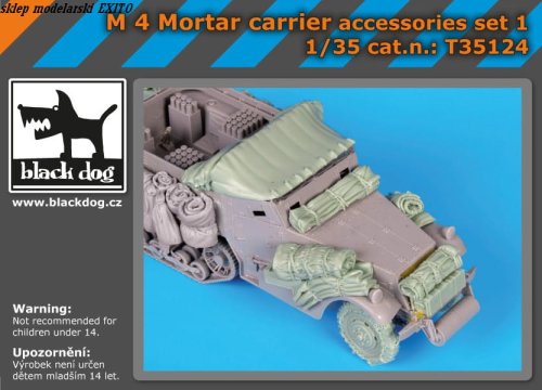 Przejdź do produktu BLACK DOG T35124 - 1:35 M 4 mortar carrier accessories set 1