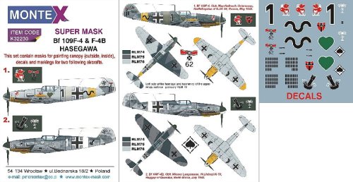 Przejdź do produktu MONTEX K32230 - 1:32 Messerschmitt Bf 109F-4/F-4B