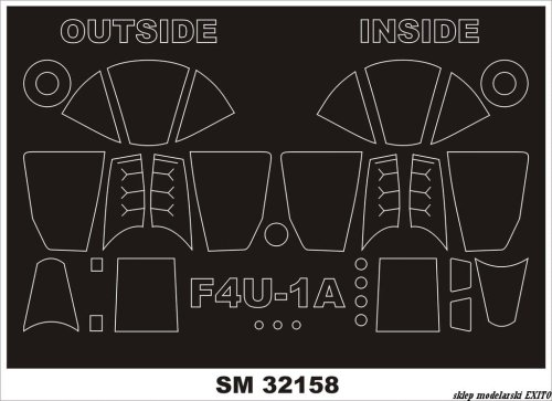 Przejdź do produktu MONTEX SM32158 - 1:32 F4U-1A Corsair