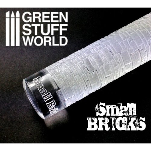 Przejdź do produktu GREEN STUFF 1376 - Wałek do odciskania faktury kostki chodnikowej / bruku. Mały rozmiar wzoru.