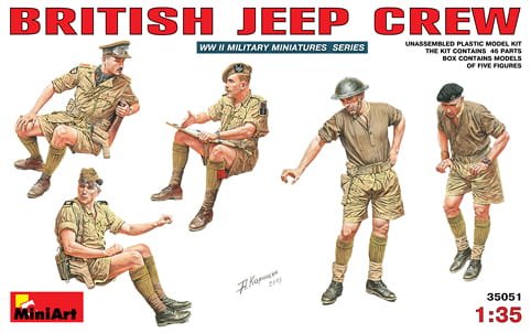 Przejdź do produktu MINIART 35051 - 1:35 British Jeep Crew