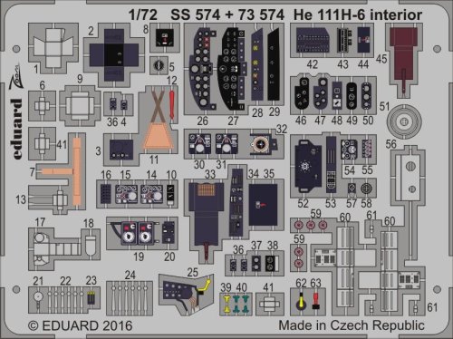 Przejdź do produktu EDUARD SS574 - 1:72 Heinkel He 111H-6