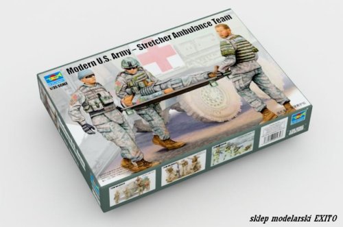 Przejdź do produktu TRUMPETER 00430 - 1:35 Modern U.S. Army - Stretcher Ambulance Team