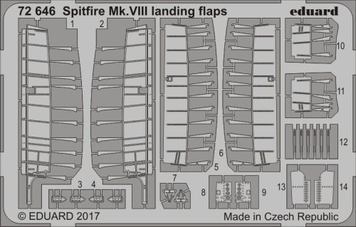 Przejdź do produktu EDUARD 72646 - 1:72 Spitfire Mk.VIII landing flaps