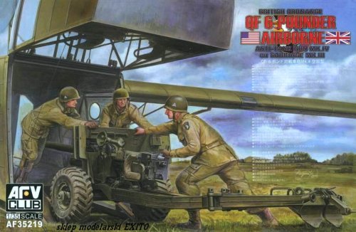 Przejdź do produktu AFV CLUB 35219 - 1:35 British Ordnance QF 6-Pounder Airborne Anti Tank Gun Mk.IV on Carriage Mk.III