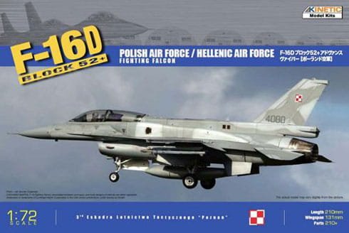 Przejdź do produktu KINETIC 72002 - 1:72 F-16 D Block 52+ (HAF / Poland AF)