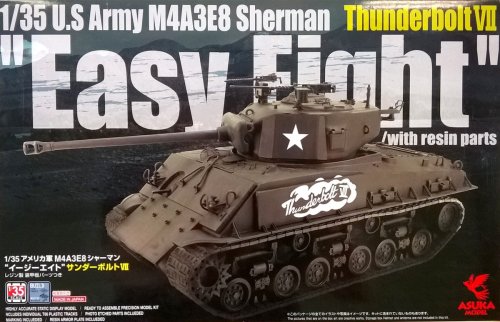Przejdź do produktu ASUKA (TASCA) 35040 - 1:35 U.S. Army M4A3E8 Sherman Thunderbolt VII Easy Eight