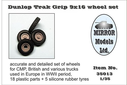 Przejdź do produktu MIRROR MODELS 35013 - 1:35 Dunlop Trak Grip 9x16 wheel set