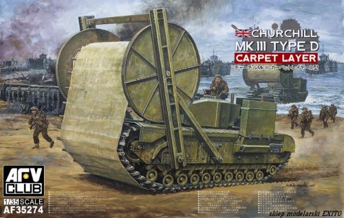 Przejdź do produktu AFV CLUB 35274 - 1:35 Churchill Mk.III Type D Carpet Layer