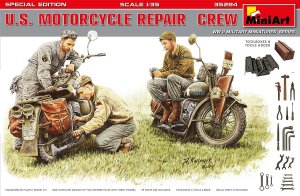 MINIART 35284 - 1:35 US Motorcycle Repair Crew Special Edition