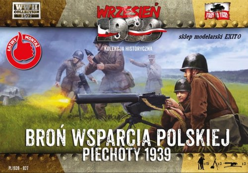 Przejdź do produktu FIRST TO FIGHT 027 -  Wrzesień 1939 - 1:72 Broń wsparcia polskiej piechoty
